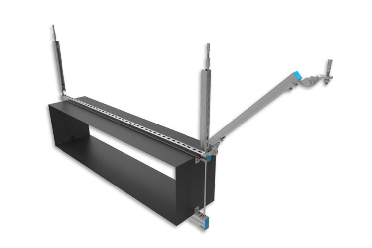 Extra-Large Duct Lateral Seismic Bracing